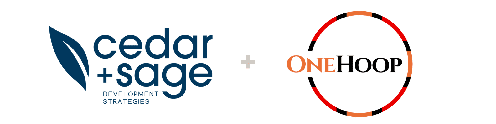 Cedar and Sage Logo plus OneHoop Logo